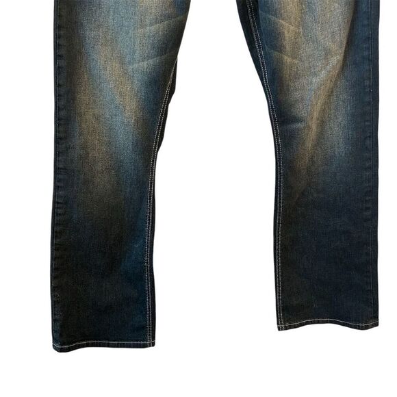 Buffalo Blu Men's Slim Bootcut Jeans Blue Size 33 Stretch Denim - Picture 3 of 13